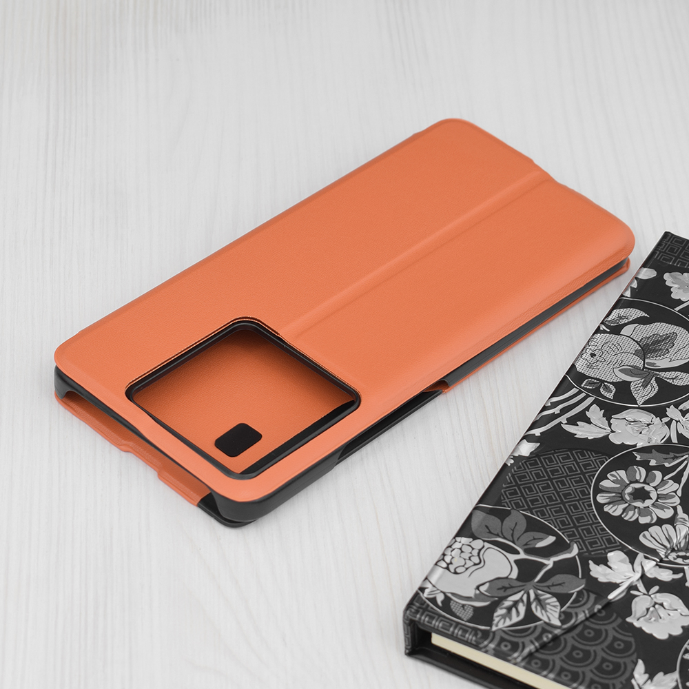 View Case elegáns könyvtok Xiaomi 13T/13T Pro telefonhoz - Sötétkék
