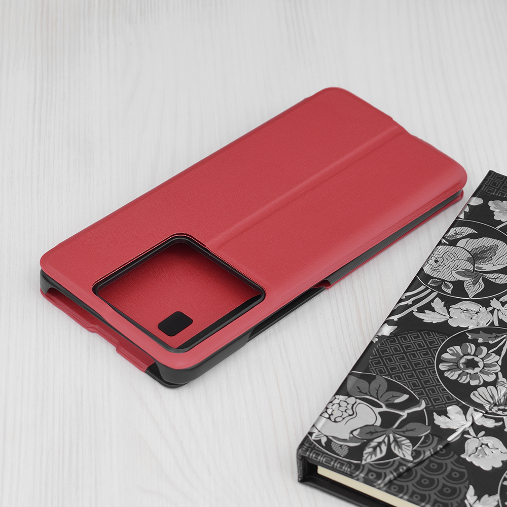 View Case elegáns könyvtok Xiaomi 13T/13T Pro telefonhoz - Sötétkék