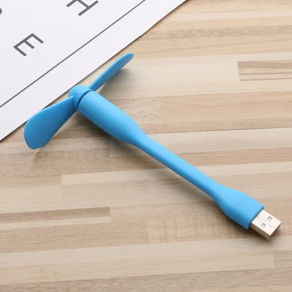 Mini USB ventilátor (TUF1) - 5V - Kék