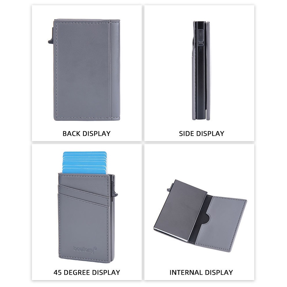 MINI WALLET Baellerry LU-36146 - Sötétbarna
