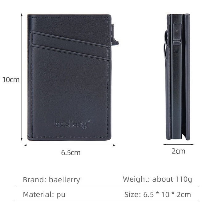 MINI WALLET Baellerry LU-36146 - Sötétbarna