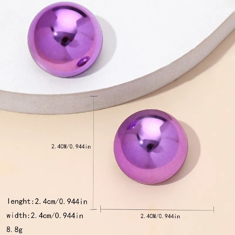 Fülbevaló AD-34535 - Circle/Ezüst