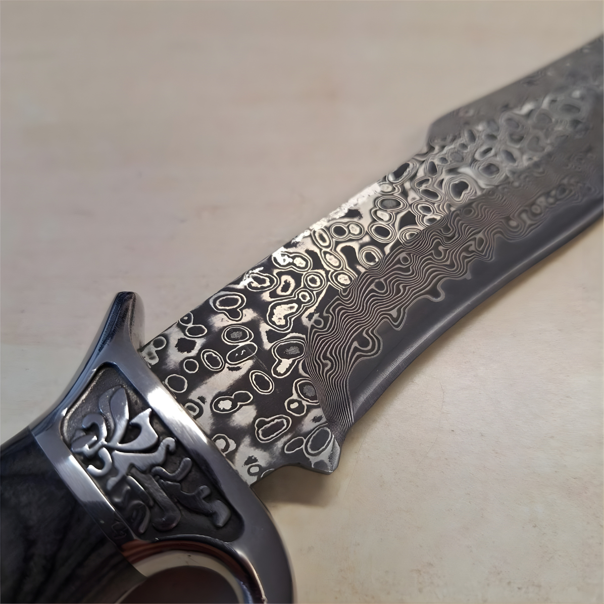 Outdoor kés EF - 39474 - Szürke / Ezüst