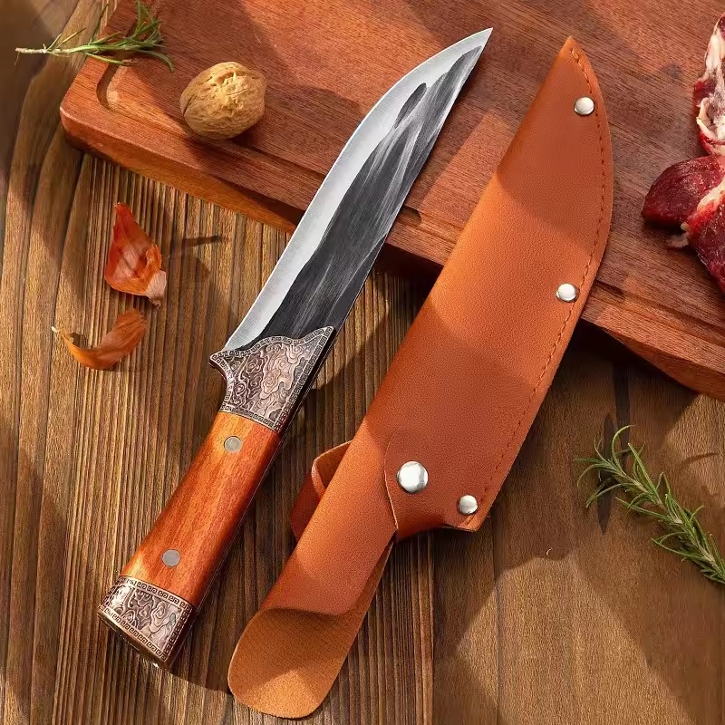 DE-33025 Konyhakés - Barna/Butcher