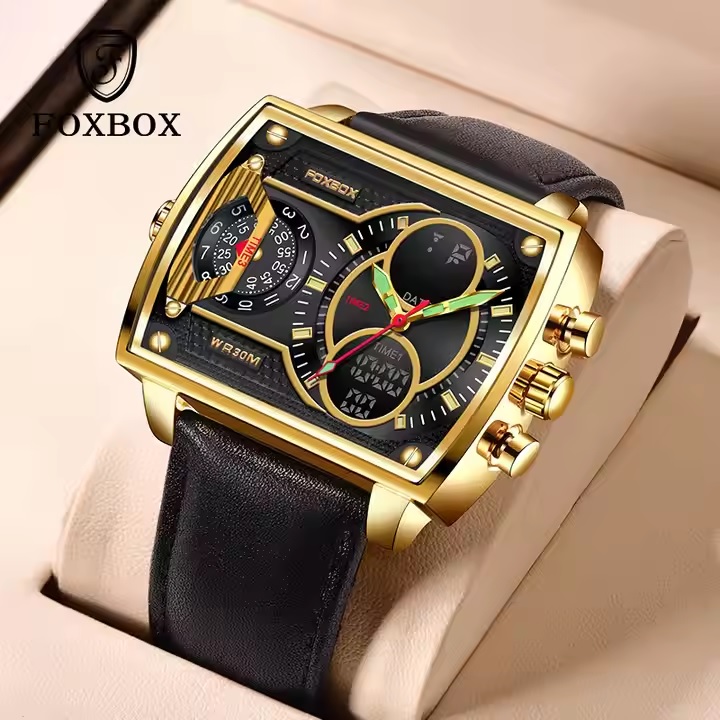 FOXBOX RE-34953 karóra - Ezüst
