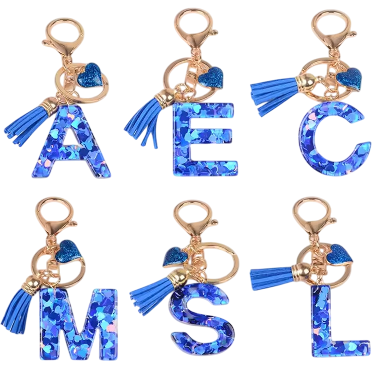 Ábécé Kulcstartó - T/Sötétkék