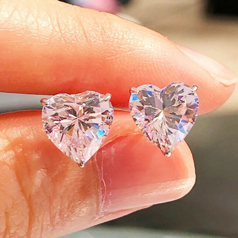 Small Hearts Fülbevaló - Zöld