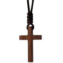 Wood Cross nyakék - Barna